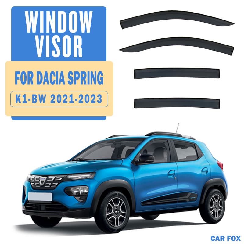 Suitable for Dacia Spring Electric Window Visor, Dacia Rain Shield and Sunshade