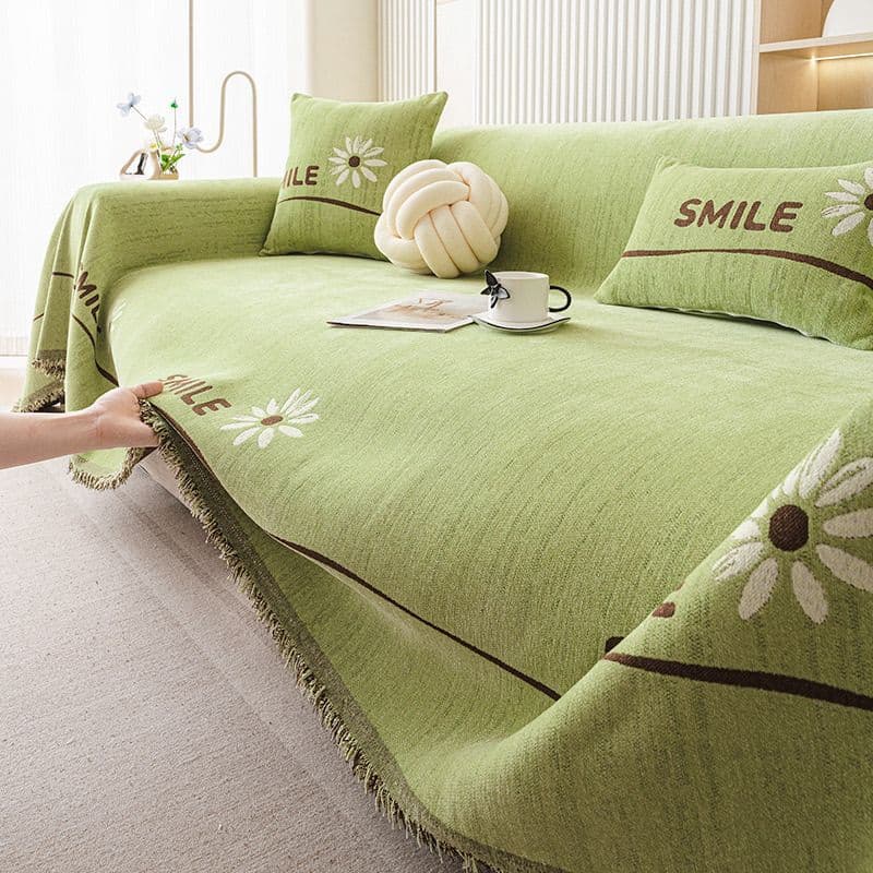 2025 new sofa cover cloth, all-season feel, full coverage blanket, non-slip cushion, hot sale.