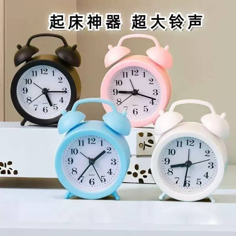 Alarm Clock Student Alarm Horse Table Plastic Middle High School Electronic Vintage Alarm Clock Home Wake-Up Tool Loud Sound