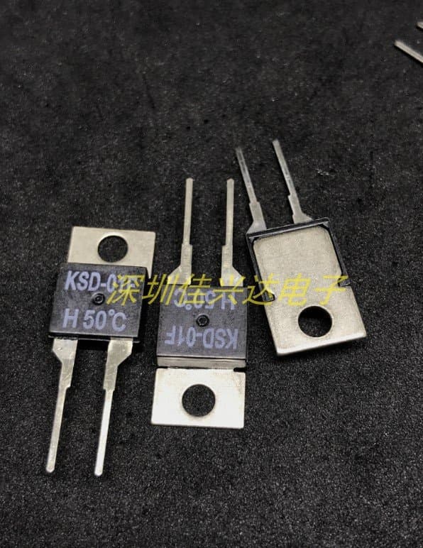 KSD-01FH50℃ Normally Open 50 Degrees TO220 Temperature Control Switch JUC-31F Brand New Stock