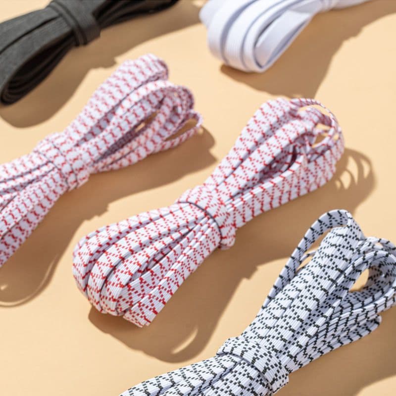 Waistband elastic for pants, high-stretch durable rubber bands, thick flat jump rope cords.