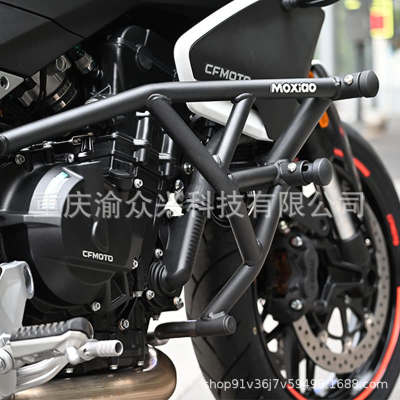 Engine Guard Crash Bar for CFMoto 800NK Aluminum Spring Head Crash Bar Bumper Modification Accessory