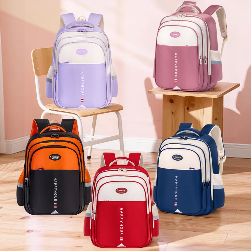 2026 New Elementary School Backpack for Grades 1-6, Boys and Girls, Spine Protection, Weight Reduction, Cloud Shoulder Bag
