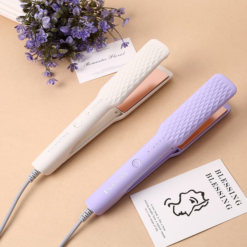 Drop Shipping Mini Hair Straightener Wireless Portable Straightening Iron Bangs Tool Travel Mini Straightening Comb 2-in-1