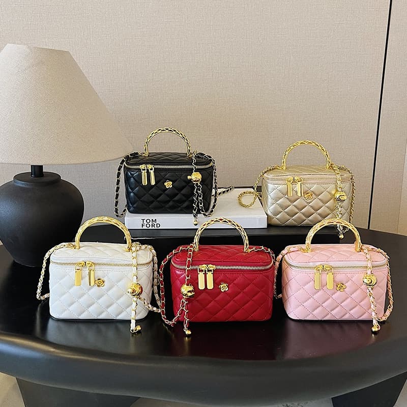 Diamond embroidery thread box bag women's chain bag cross-border foreign trade fashion mini portable small square bag temperament mature women compact