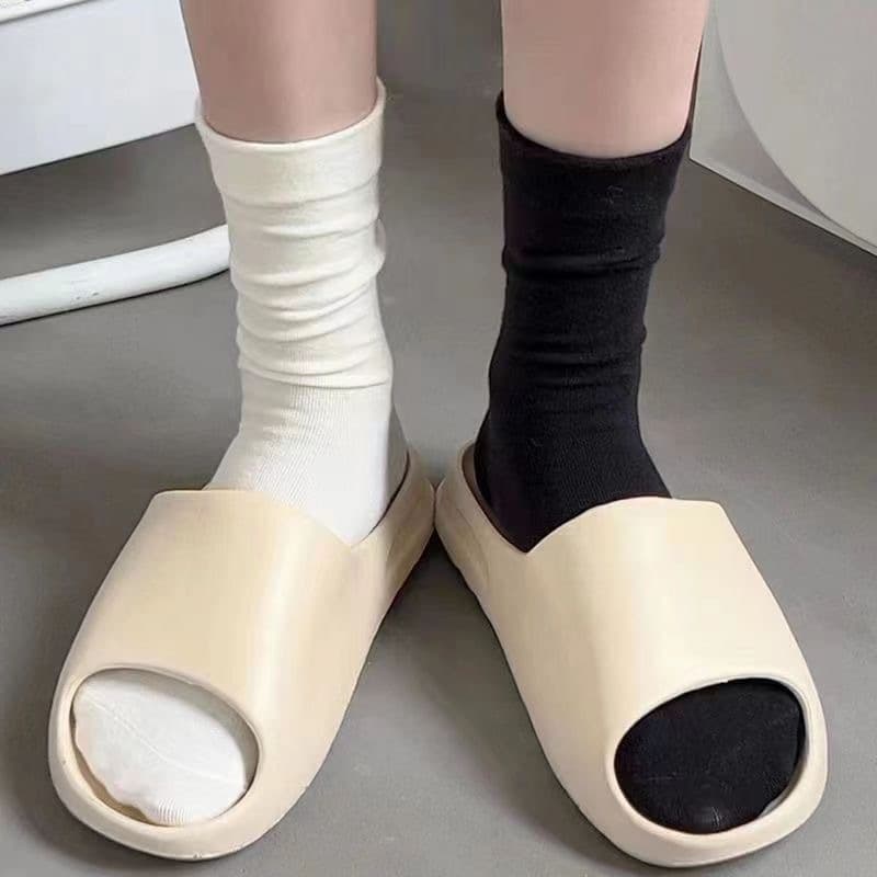 Men's Mid-Calf Socks - Odor-Resistant, Breathable, Moisture-Wicking, Cotton Long Socks for Spring and Summer, Basketball and Business Wear