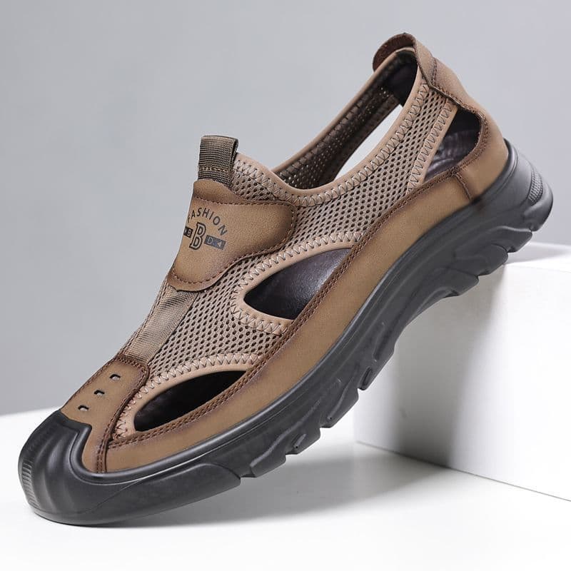 Cool Mesh Upper Ice Silk Breathable Mesh Shoes Summer Beach Shoes Water Shoes Outdoor Sandals Dad Shoes Casual