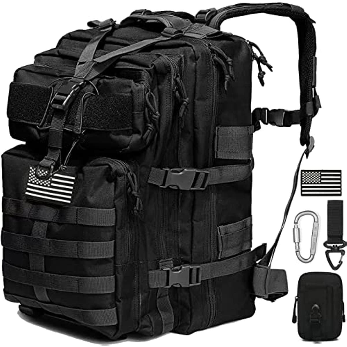 New Large Capacity Outdoor Camping Mountain Climbing Tactical Military Backpack Multi-Functional Hiking Bag Oxford Cloth
