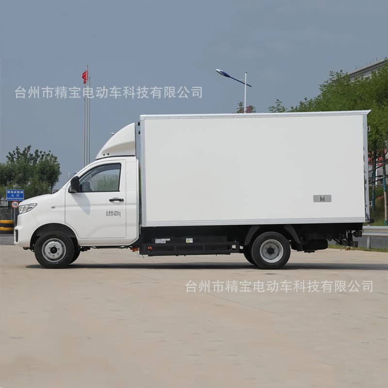 Cross-border electric insulated fresh food trucks, factory units, school canteens, insulated food delivery trucks can be registered trucks