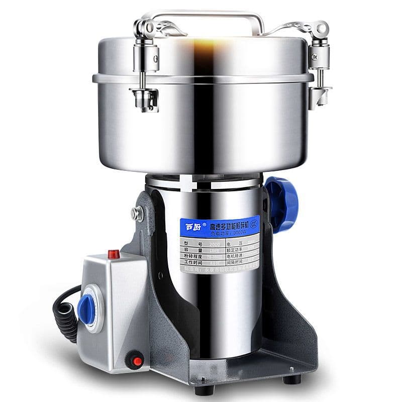 Small Grinder Grain Grinding Mill Powder Machine Chinese Medicinal Herbs Household Seasoning Crushing Dry Electric Grinding Machine