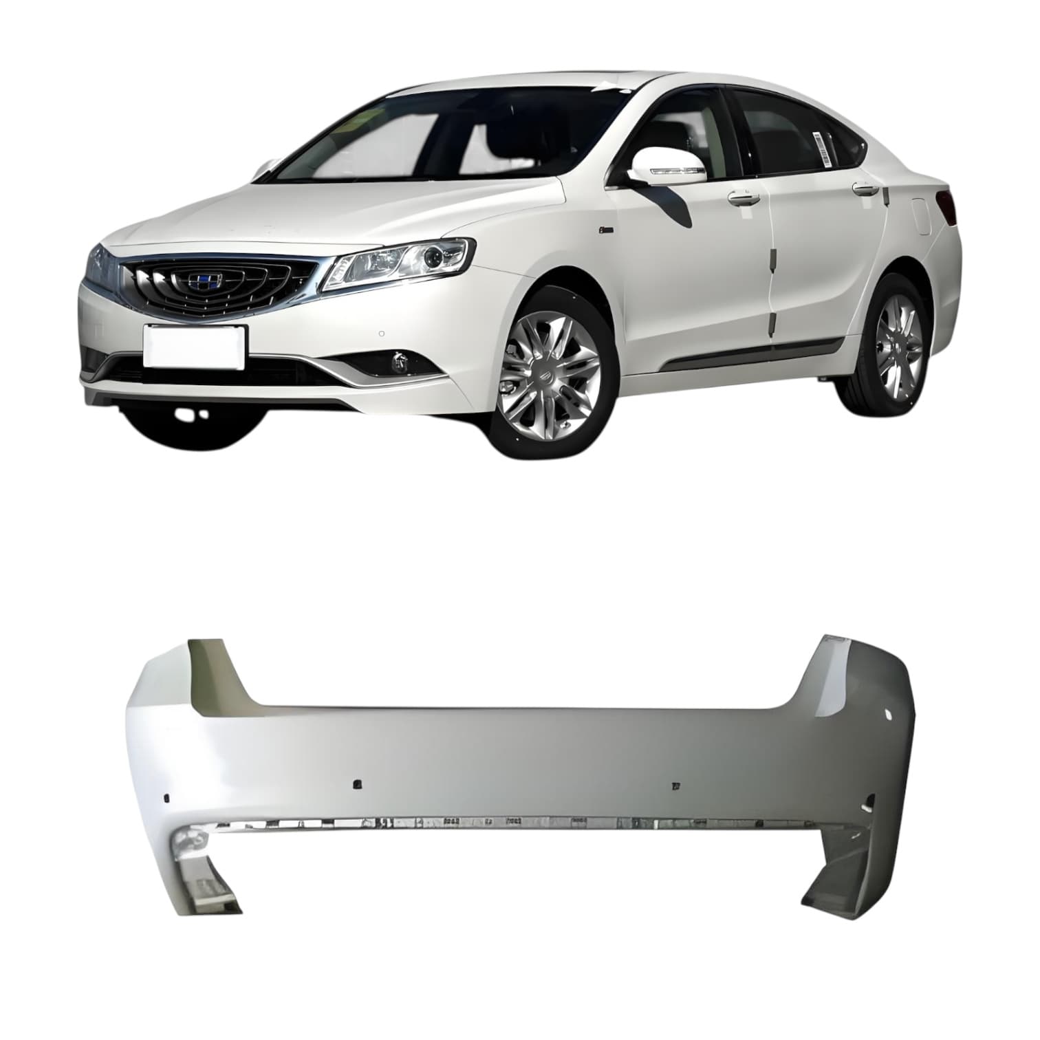 Rear Bumper Body for 2015 Geely Borui Emgrand GT, New Rear Bumper