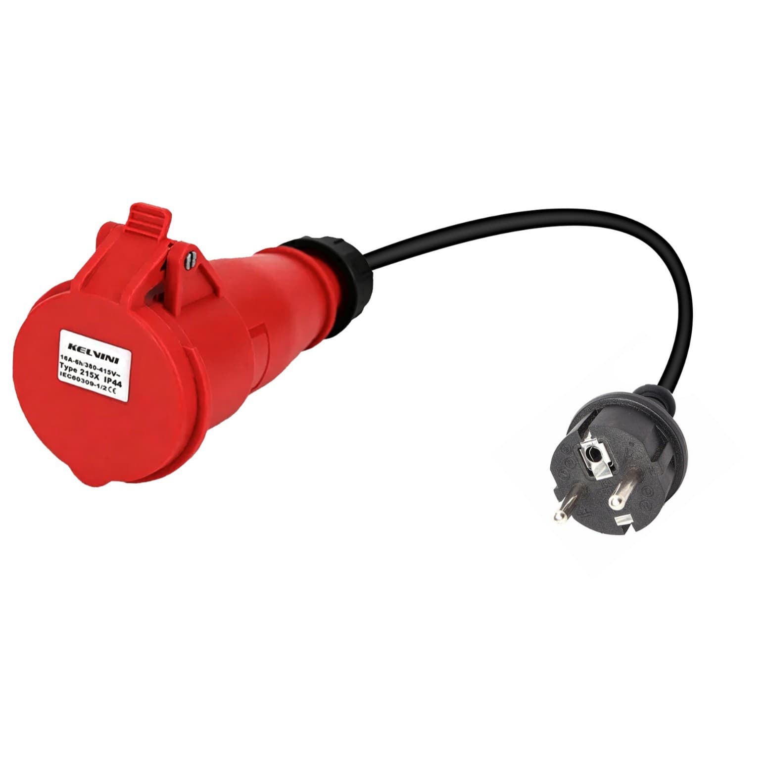 Cross-border foreign trade supply electric vehicle European, American, British and Swiss Italian standard plug to CEE female adapter charging pile