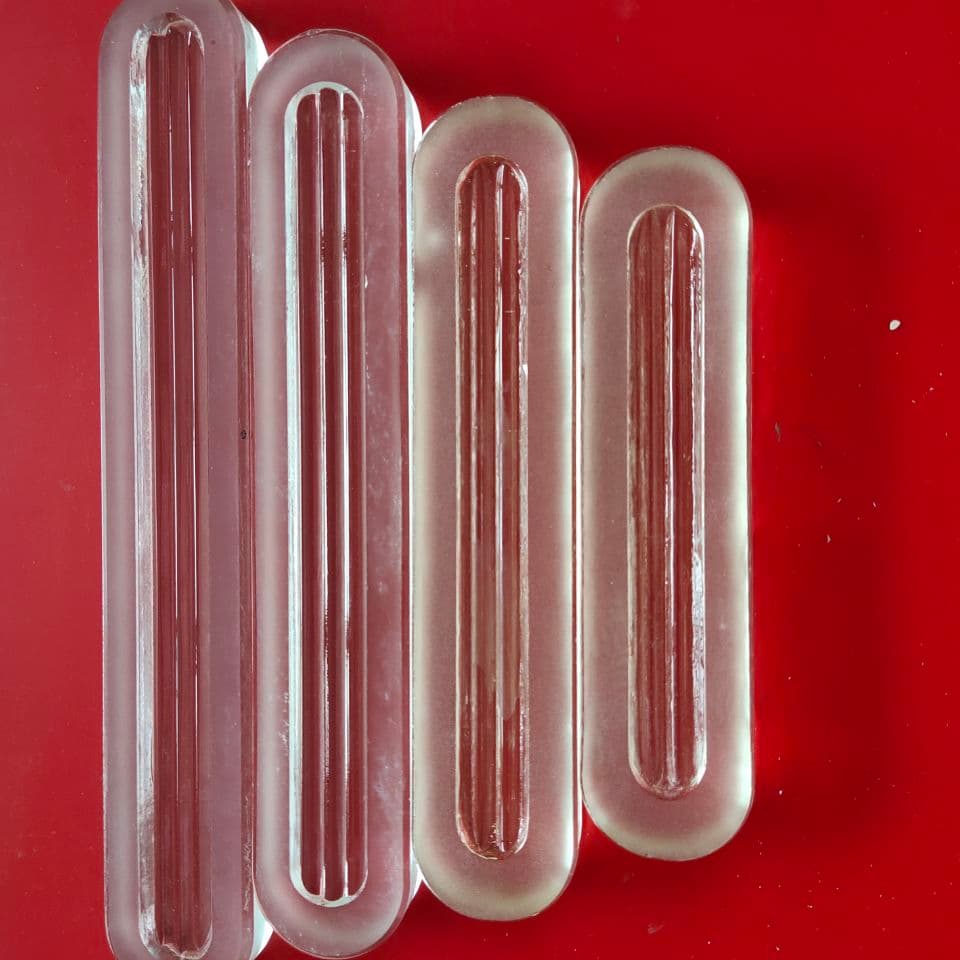 Boiler Flat Water Level Gauge, Bi-Color Level Gauge Glass Plate with Prism and Graphite Gasket
