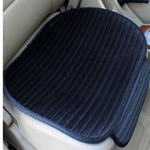 Car Seat Covers Three-Piece Set Autumn/Winter Fluffy No Backrest Crystal Plush Tie-Free Anti-Slip Seat Pad, Single Piece
