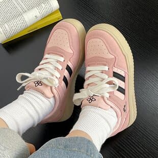 Dopamine Retro Chunky White Sneakers 2024 Student Fall New Trendy Casual Sports Shoes