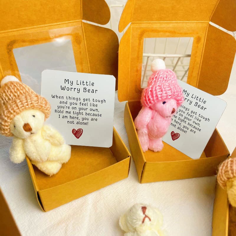 Mini Plush Teddy Bear in Box