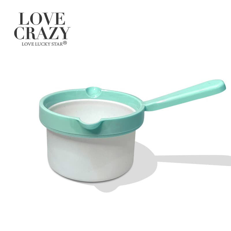 Hair removal wax and aromatherapy wax with a spout, handle, silicone bowl, silky smooth lifting effect. A hot seller on Amazon.