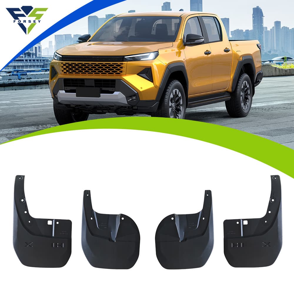 Compatible with 2026 Toyota Hilux Travo Pickup Mud Flaps Anti-Mud Splash Guards