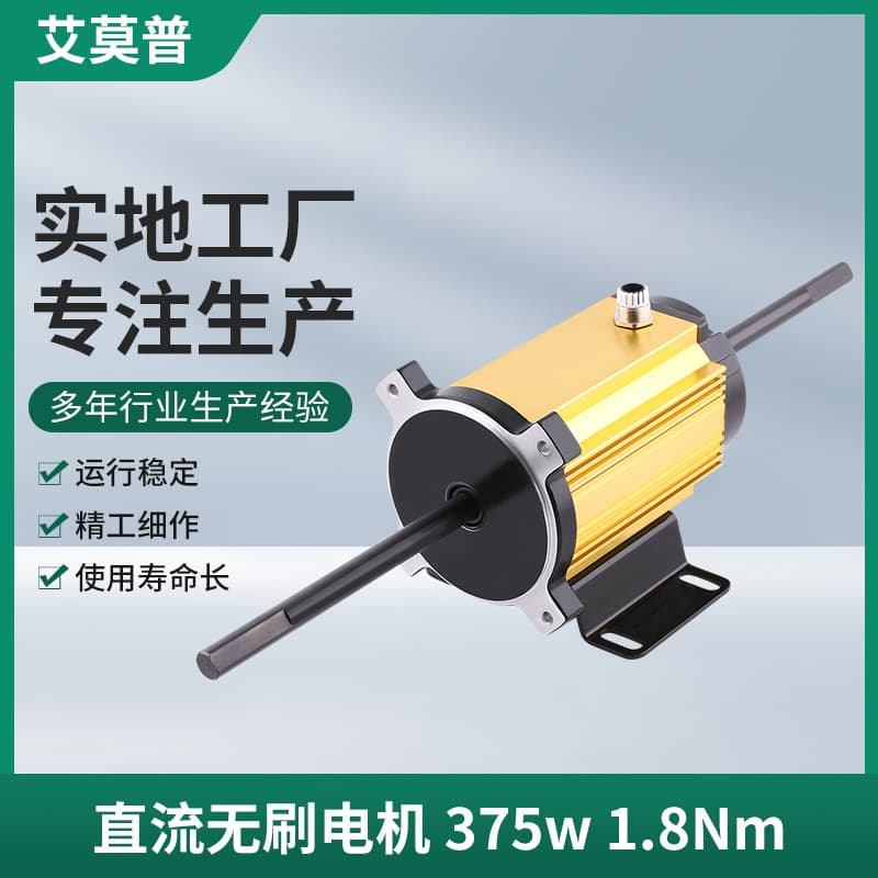 Ningbo manufacturer 24V DC brushless motor 375W DC 2000RPM high speed brushless synchronous motor