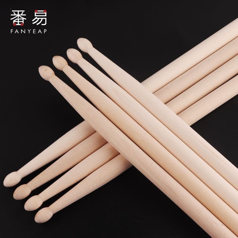 Free Shipping/Drumsticks/Drum Set A1V50 - Wooden Solid Wood Professional Practice Drumsticks for Children and Adults