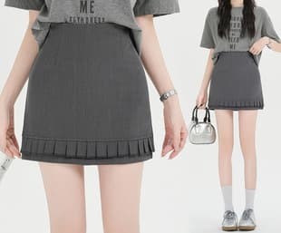 Korean Style Blazer Skirt for Women, Spring/Summer New High Waist Slimming A-Line Short Skirt 2026 New Arrival