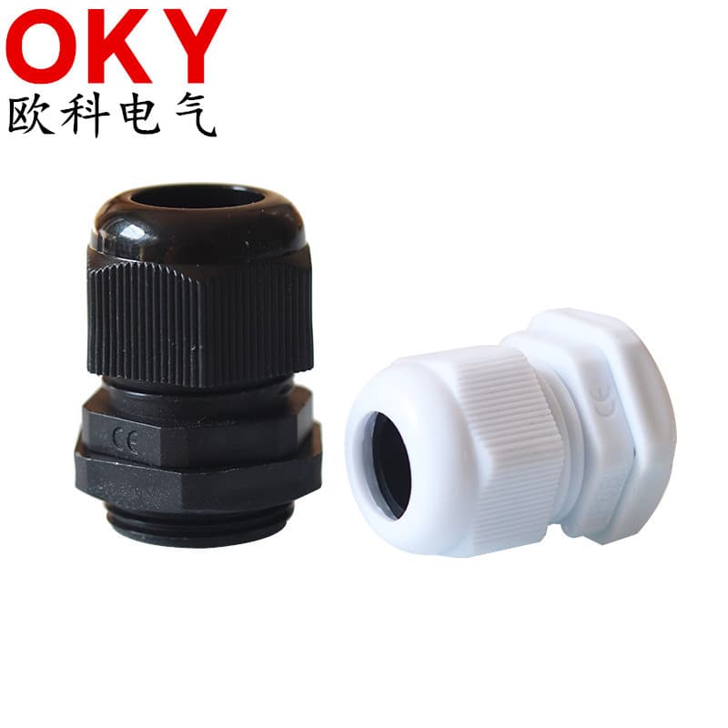 OKY Discount PG7 PG9 PG11 PG13.5 Plastic Cable Fixing Nylon Cable Waterproof Connector