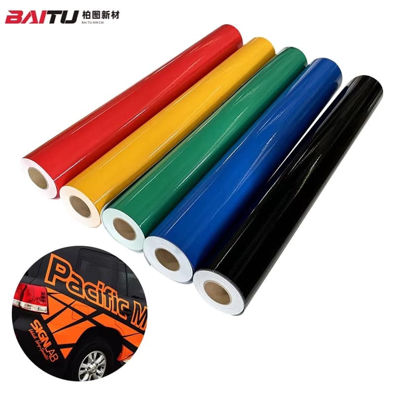 Waterproof Sticker High Quality Self-Adhesive Sticker Color Cut Vinyl Plotter UV Resistant PVC Vinyl