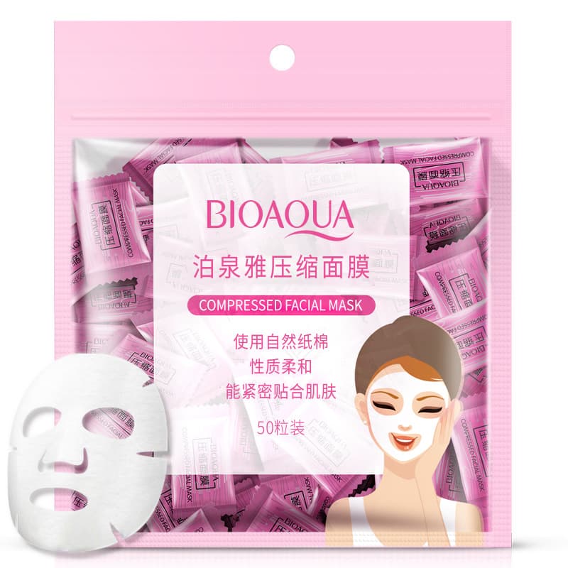 Boquanya Compressed Facial Mask Natural Cotton Lightweight Non-Woven Mask Cloth Mask Tool Face Mask Cosmetics