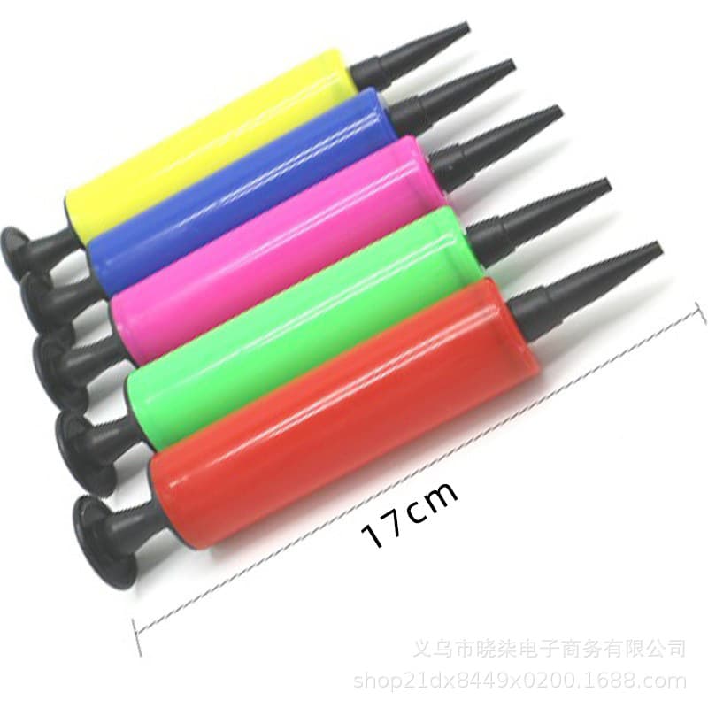 Small Mini Pump New Hand-Push Plastic Eco-Friendly Balloon Manual Inflator Toy Balloon Accessories