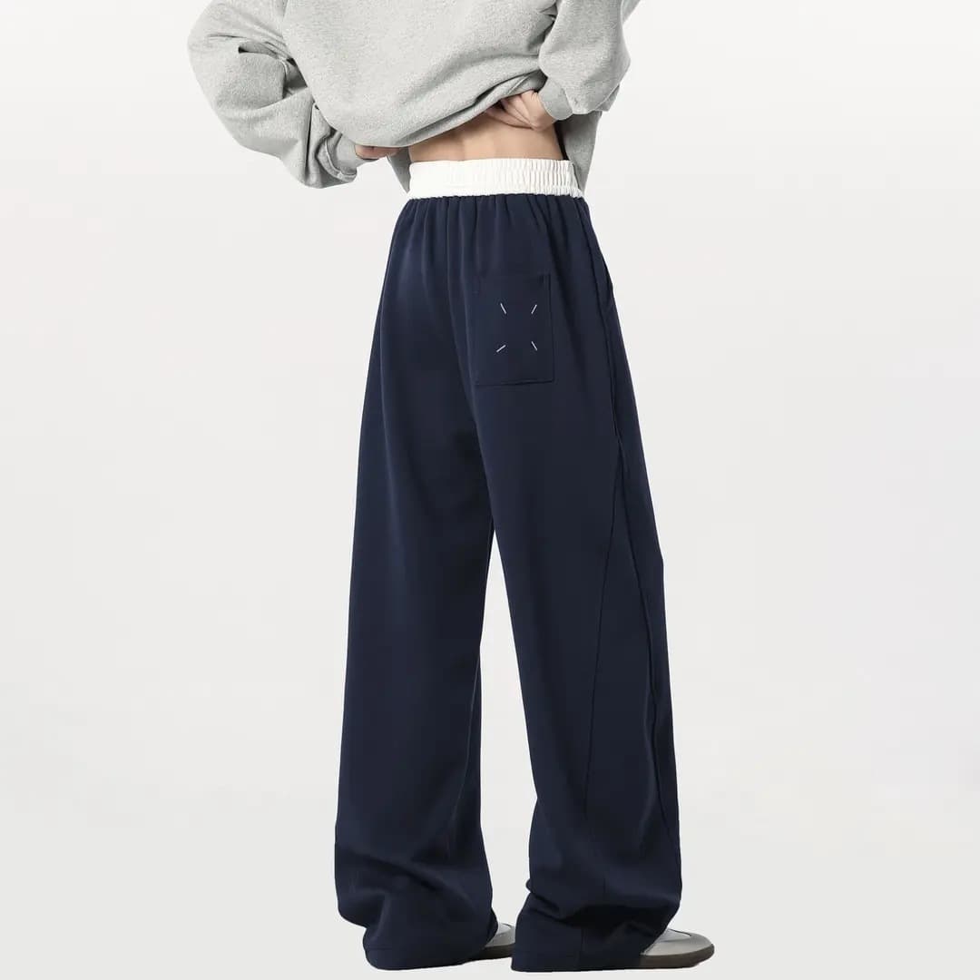 Margiela Heavy American Machete Sweatpants for Men and Women Spring New Loose Straight Leg Wide Leg Casual Pants