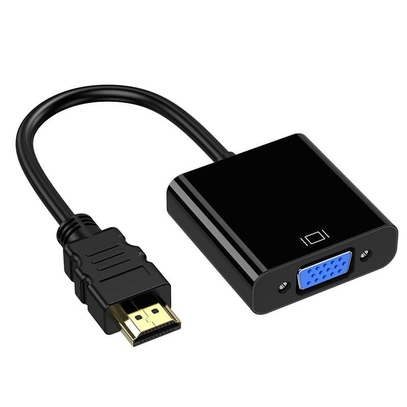 HDMI to VGA Converter Cable for Office Computer Monitor TV High Definition Multimedia Interface Adapter Video Graphics Adapter