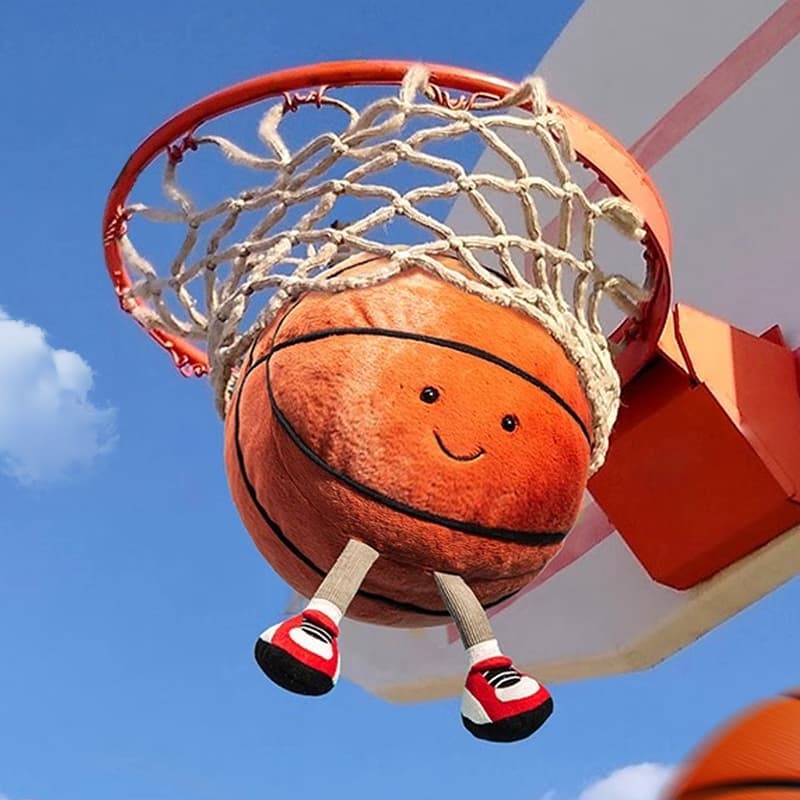 Basketball Plush Toy Birthday Gift for Boys, Practical Creative Gift for Brother, Boyfriend, Cute Doll