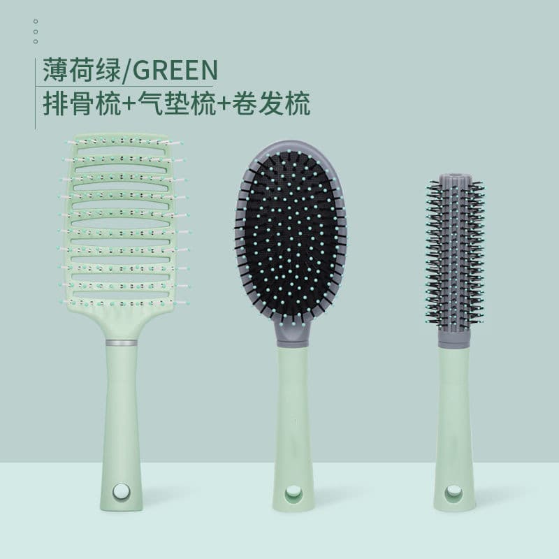 Massage Comb Air Cushion Comb Women's Air Bag Comb Large Curved Rib Comb Styling Women's Home Comb Fluffy Hair Artifact