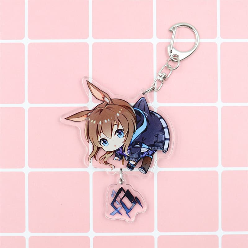 New Pendant Charm Anime Game Merchandise Ifrit Texas Exquisite Keychain