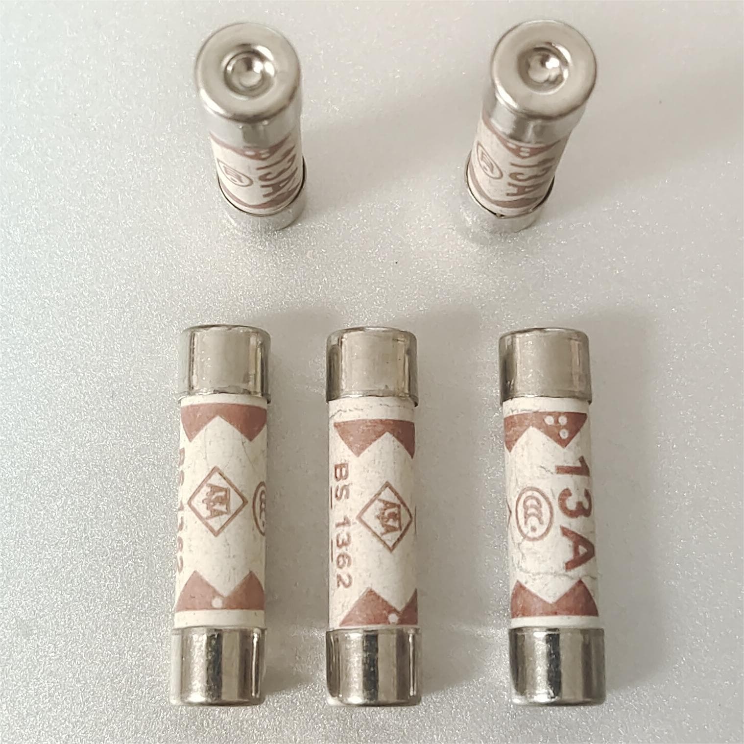 Non-standard, sand-free 75% alumina ceramic tube 6*25 BS1362 British standard fuse 1A-20A
