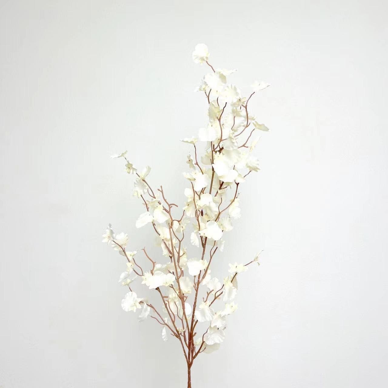 White Artificial Flowers Simulation Flowers for Wedding Decoration Hotel Ceiling Hanging Floor Arrangement Fake Flowers