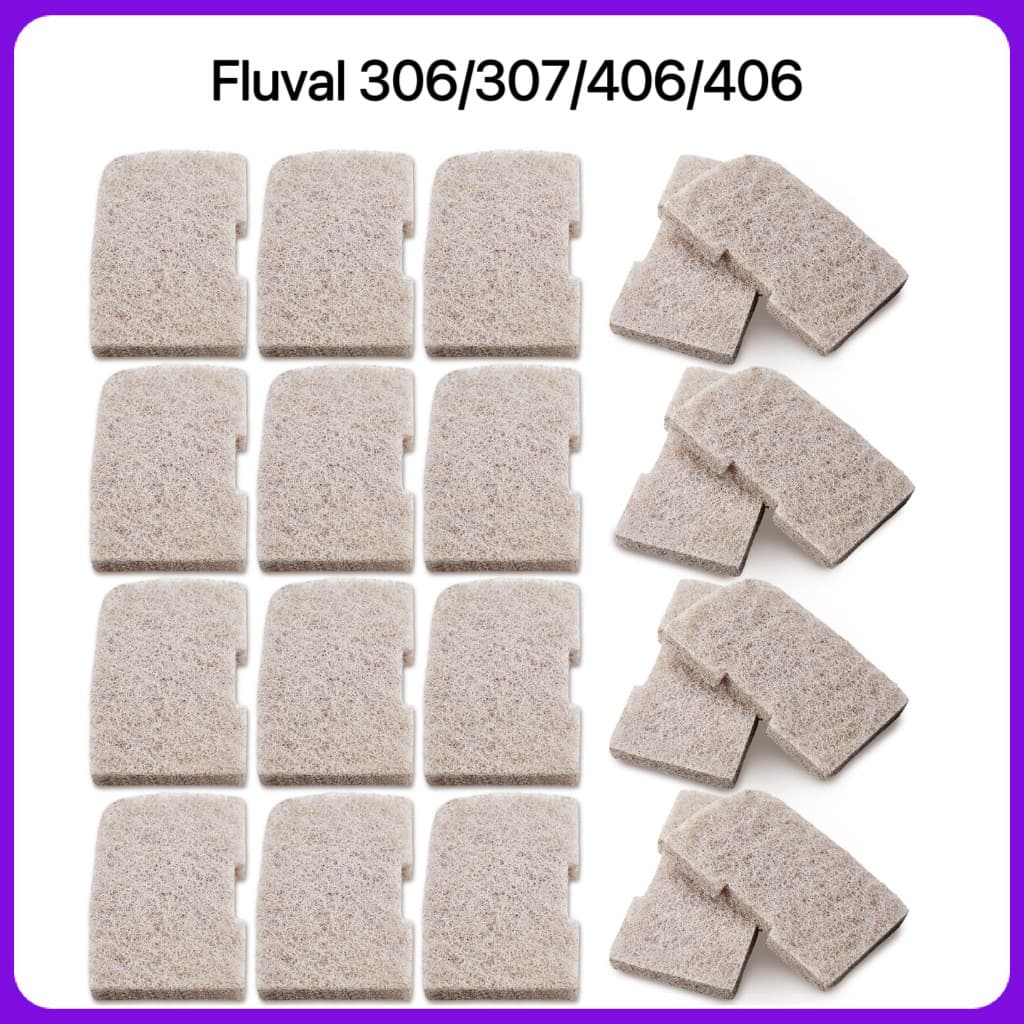 Phosphate removal filter compatible with Fluval 307/407/306/406 replacement pads for aquariums