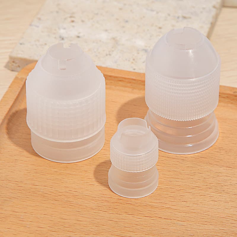 Icing Tip Converter Cake Connector Small Medium Large Piping Bag Converter Adapter Baking Tool
