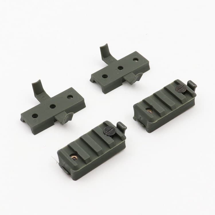 MICH Tactical Helmet Rail Slider Set FAST Helmet Accessory Rail Clips 1+1 Combo