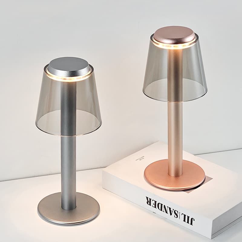 All-Aluminum Charging Table Lamp with USB, Modern Minimalist Creative Dining/Bedside Atmosphere Night Light for Cross-Border Wholesale