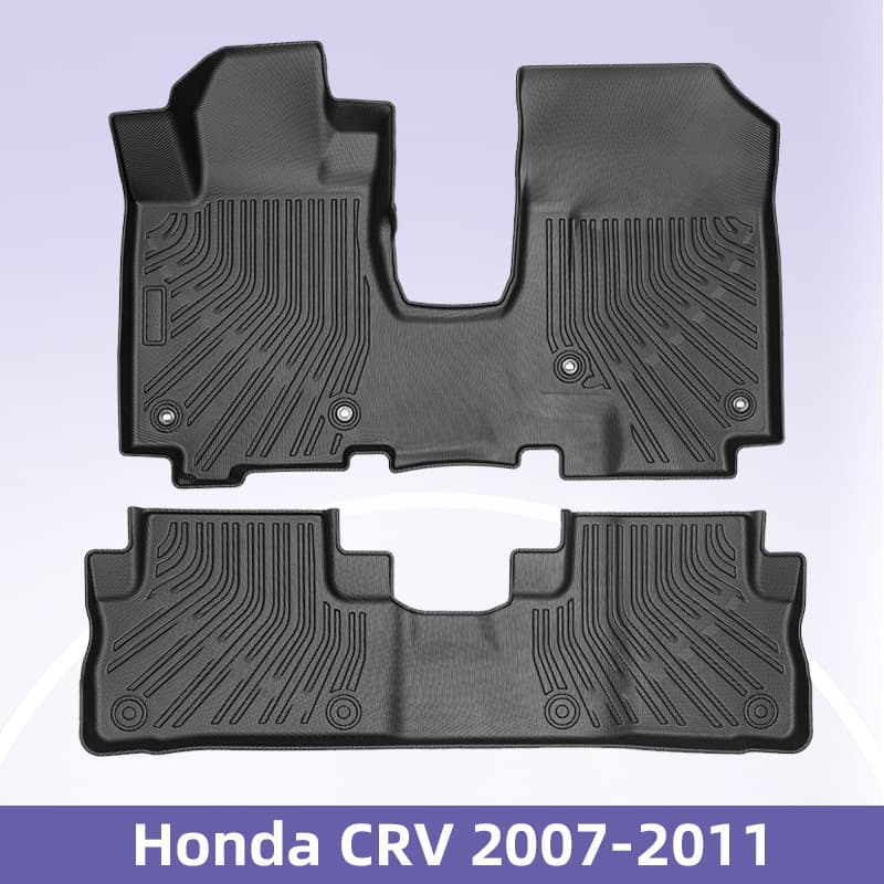 Suitable for Honda CR-V 2007-2011 3D all-weather material TPE floor mats trunk mat backrest mat