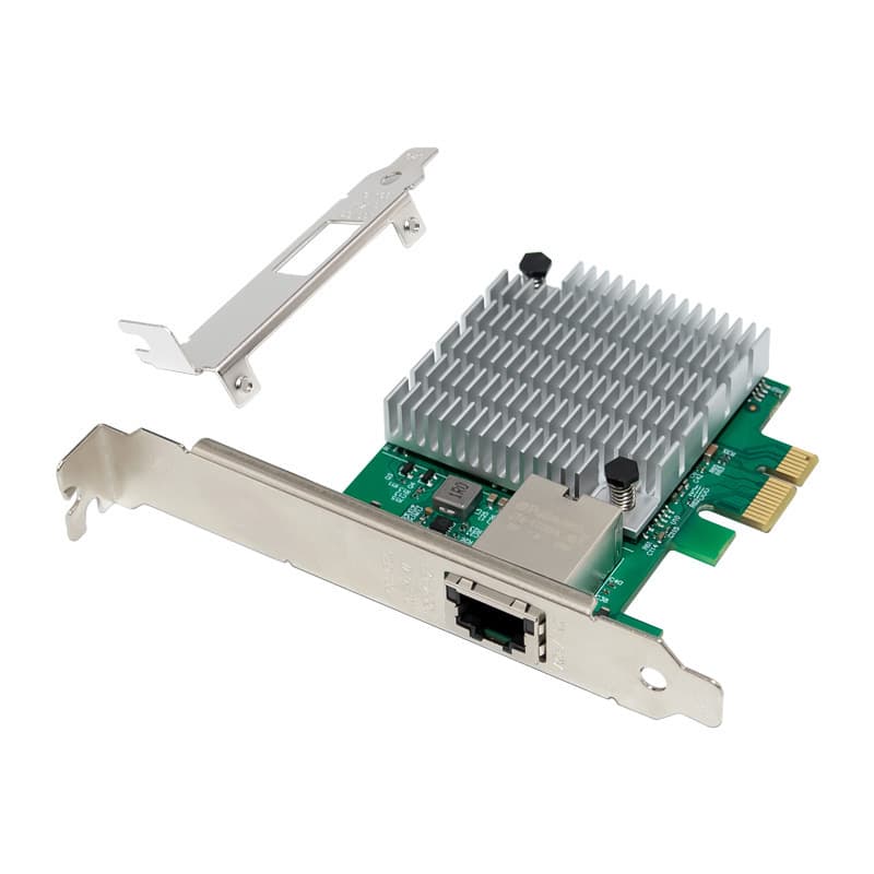 Desktop PCIe x1 AQC107 single electrical port 10G NAS server network card 10G expansion card PXE boot