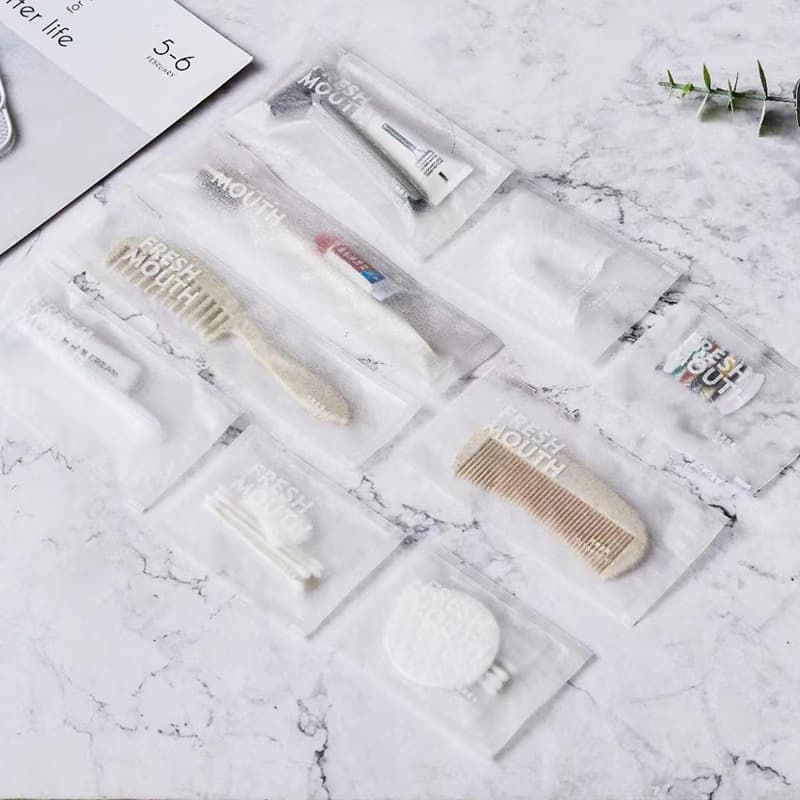 Hotel and B&B Disposable Toothbrush Set, Esports Hotel Supplies, Brushed Straw Style Hotel Toothbrush and Toothpaste
