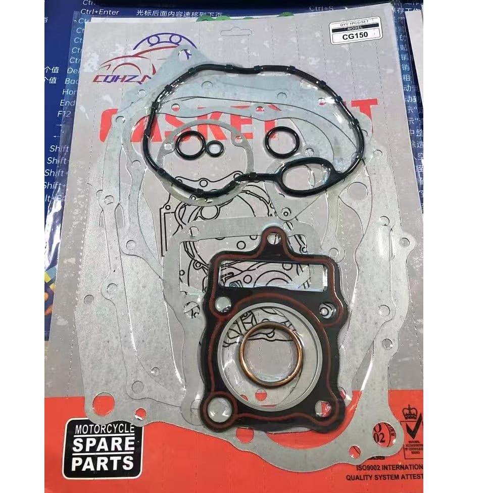 Motorcycle Engine Full Repair Gasket Set Suitable for Honda Cg150 Motorcycle Gasket Kit