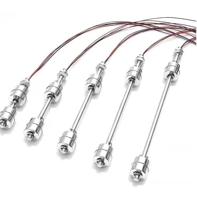 High temperature resistant stainless steel ball float switch adjustable water level high and low water tower liquid level automatic induction control sensor