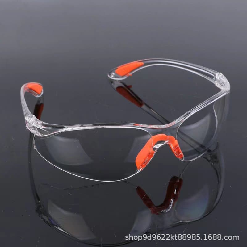 168 Goggles Industrial Labor Protection Glasses Anti-Impact, Windproof, Dustproof, Transparent for Lab and Cycling