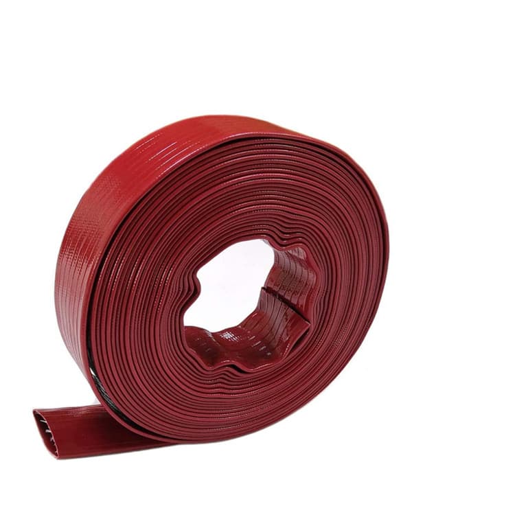 High-pressure fire hose 65 polyurethane water pipe thickened 20-65-20/25m rubber-lined hose with connectors and water gun.