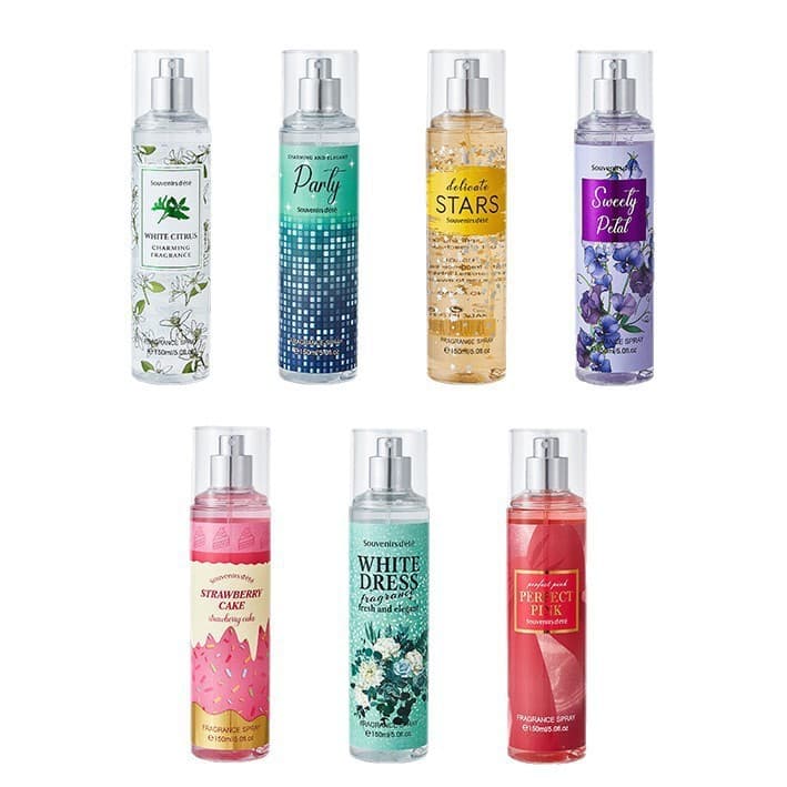 [Cross-Border Direct Supply] Hot-Selling Fragrance Spray 150ml Alcohol-Free Hair & Body Spray Platform Wholesale Drop Shipping