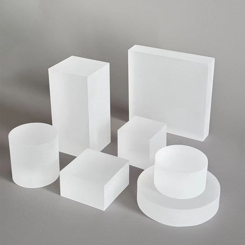 Bottom acrylic sheet layer board, square/cylinder/round bar frosted transparent panel, thickened light sandblasted light guide plate