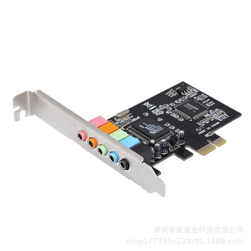 PCIe sound card 5.1 Desktop computer built-in independent PCI-E 8738 stereo 6-channel